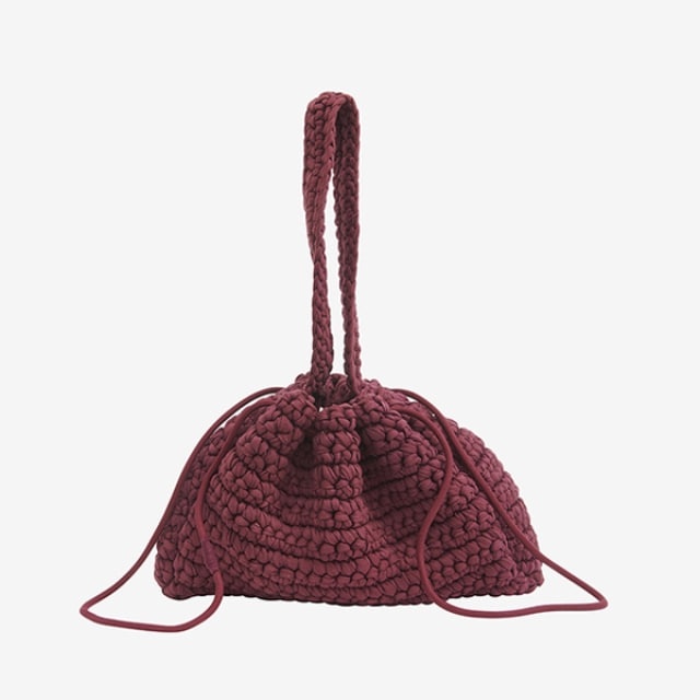 비건 솔라(SOLAR) Crochet Burgundy Revival_HVISK